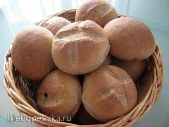 Булочки простые «Молочно - льняные»
