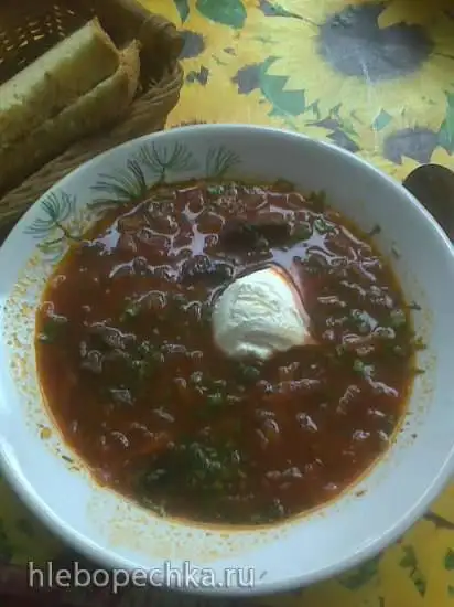Грибной борщ