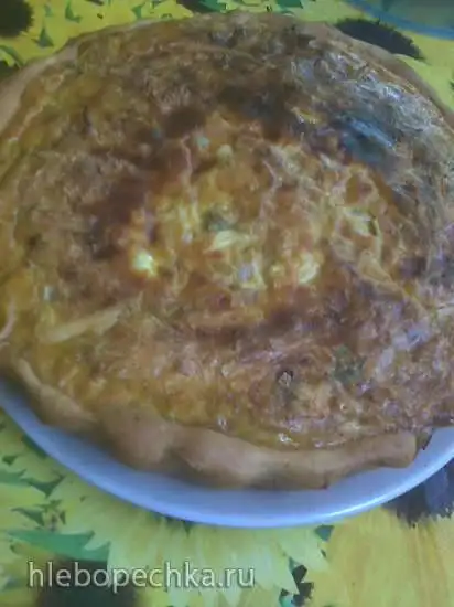 Пирог с кабачками