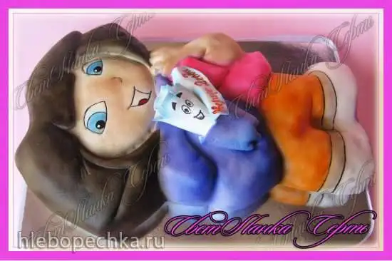 Торт «Даша Следопыт» (мастер-класс)