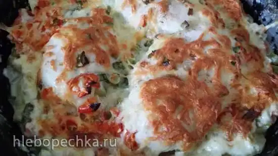 Куриные грудки с картошкой в сливках