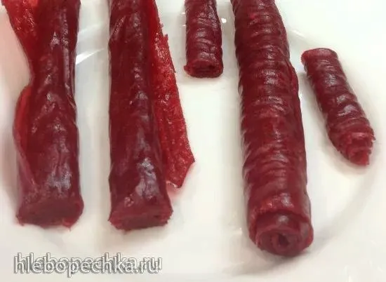 Пастила из калины красной