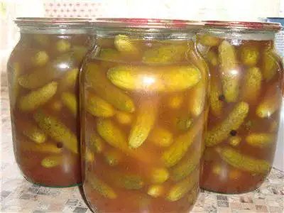 Огурчики с кетчупом чили