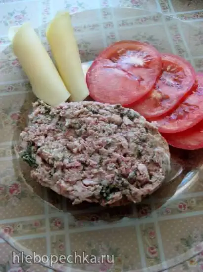 Паштет куриный со шпинатом