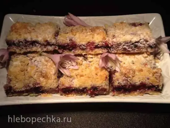Ягодные квадратики (чернично-малиновые)