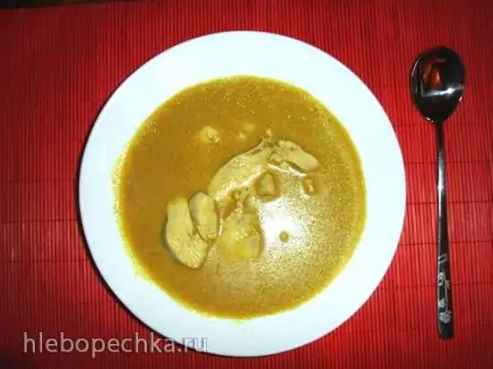 Куриный суп-карри