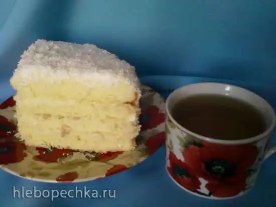 Торт «Рафаэлло» (бисквитный)