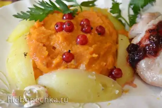 Тыквенное пюре с апельсином