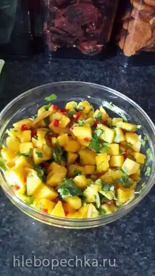 Салат соус из манго к мясу