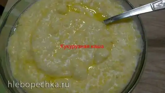 Кукурузная молочная каша в Steba DD1