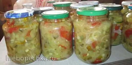 Салат из огурцов