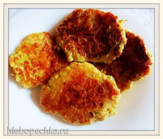 Латкес из цукини с сыром (блинница Brand 352)
