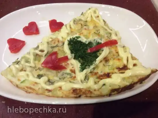 Запеканка из кабачков или цукини с сыром (расчет для пиццепечь Princess 115000)
