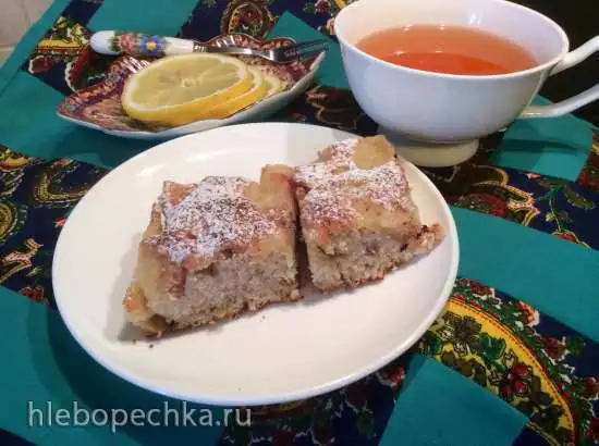 Яблочно-коричный кекс (пиццепечка Принцесс)