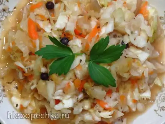 Капуста, квашенная по-немецки