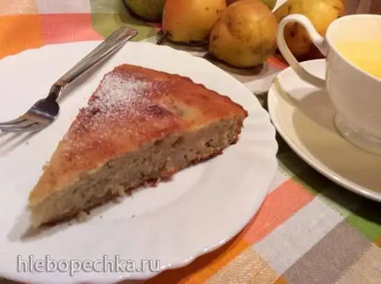 Грушевый кекс с лимонной цедрой (пиццепечь Принцесс)