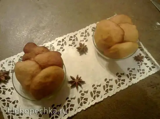 Knodel mit Honig kramelyu (Пампушки медовые с карамелью)