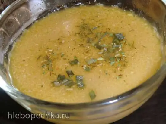 Geroestete Griessuppe (суп из обжаренной манки)