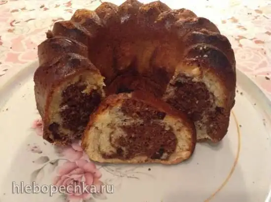 Немецкий мраморный пирог (Marmorkuchen)