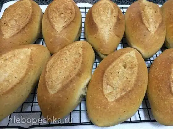 Сэндвичные булочки (Hoagie and Cheesesteak Rolls) Peter Reinhart