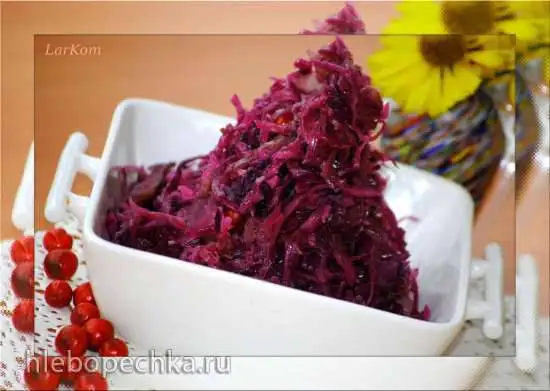 Fruchtiger Rotkohl mit Portwein (Красная капуста с фруктами и портвейном)