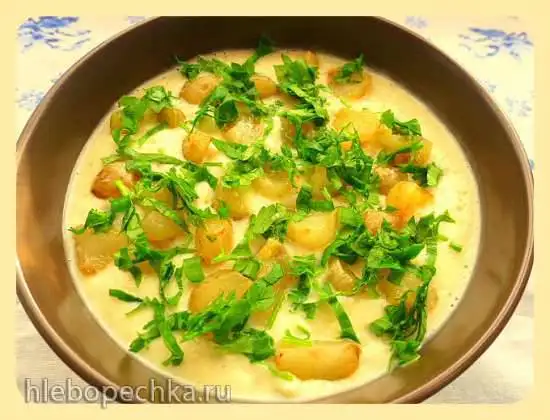Topinambur - Cremesuppe aus Frasdorf (Bayern) - крем-суп из топинамбура