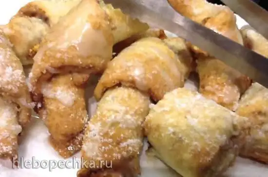 Австрийские яблочные рогалики - Oesterreichische Apfel-Croissants