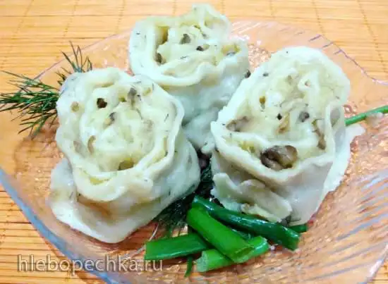 Штрули картофельно-грибные