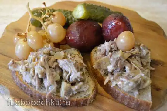 Тушенка закусочная (рийет Rillettes)