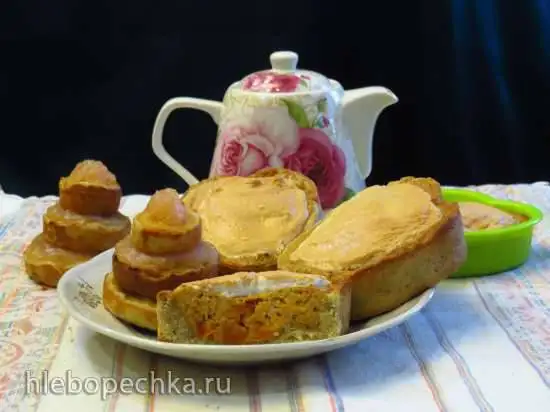 Творожный тортик с тыквой (Kasekuchen mit Kurbis)