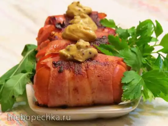 Сардельки в беконе Gekleidet Wurstchen