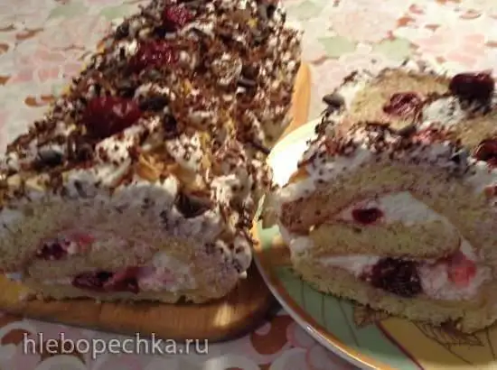 Шварцвальдские мотивы. Рулет с вишней по-немецки
