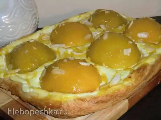 Быстрый персиковый пирог (Schneller peachkuchen)