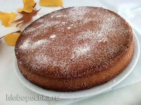 Осенний ореховый пирог  (Herbstkuchen mit Nuessen)