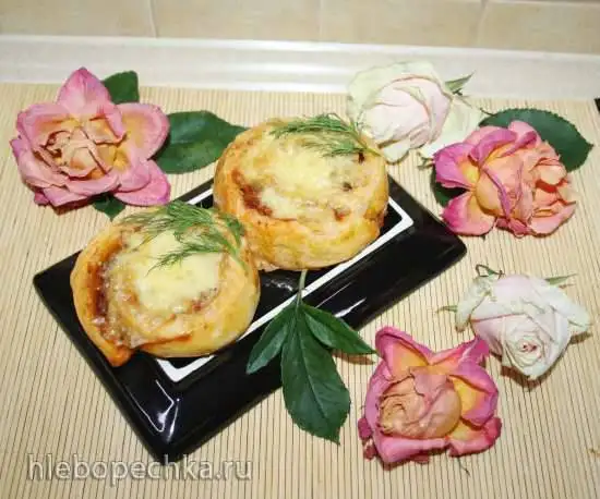 Мини-пиццы «Улитки» (Hack - Pizza - Schnecken)