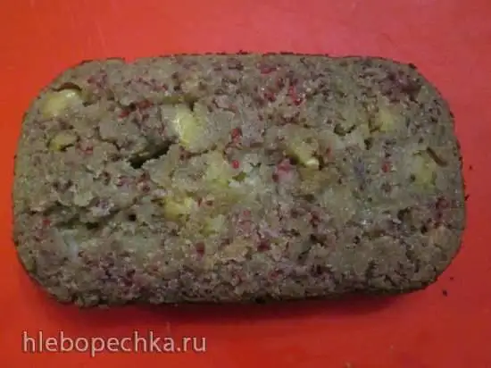 Манник с малиной и виноградом