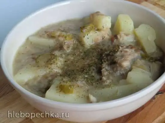 Тушеный картофель «Кислая собака» (eingebrannte кartoffeln Saurer hund"