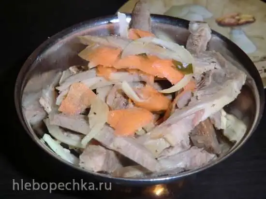 Швабский салат из рубца (Kuttelsalat)