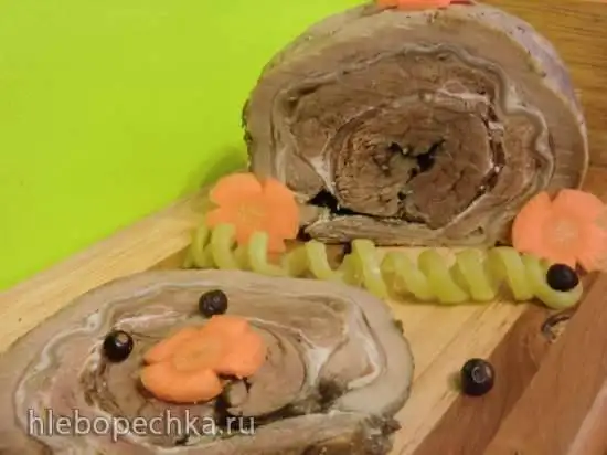 Рулет из брюшины по-силезски (Bauchroulade)