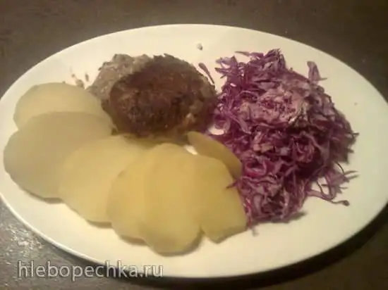 Курица в грибном креме по-франконски (Haehnchen in Pilzcreme)