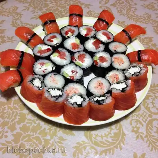 Домашние роллы и нигири