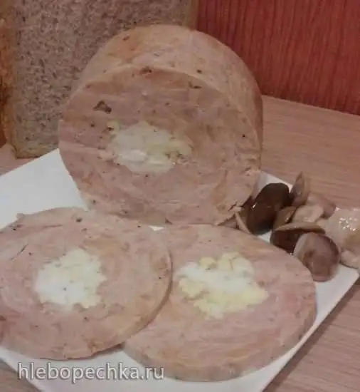 Руляда из курицы в ветчиннице Тескома