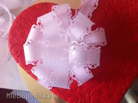 Бант из вафельной бумаги (мастер-класс)