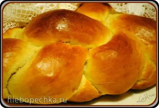 Бернский плетёный хлеб Zopf (Zoepfe)