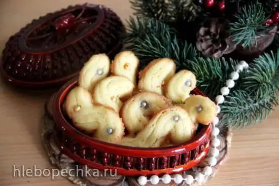 Быстрое выдавленное печенье (Schnelles Spritzgebaeck)