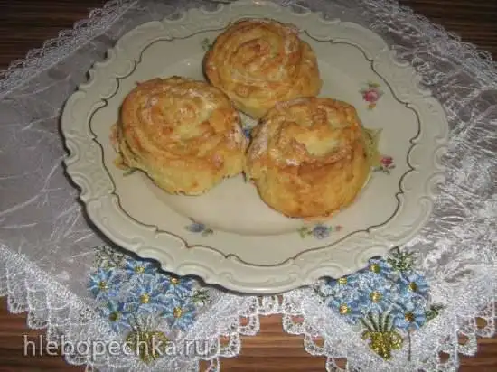Рулетики творожные
