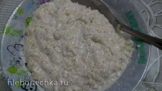 Молочная ячневая каша в Steba DD1