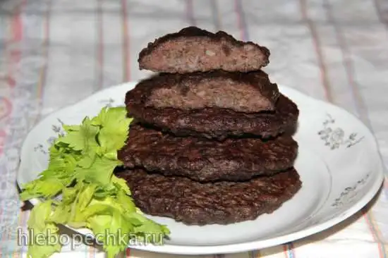 Печеночные котлетки с гречкой