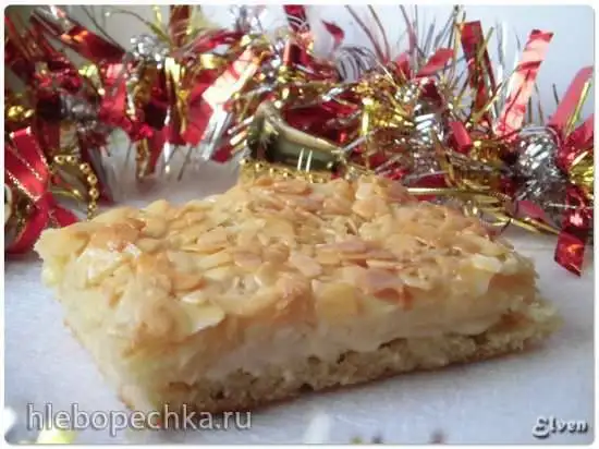 Пирожные «Укус пчелы» (Bienenstich)