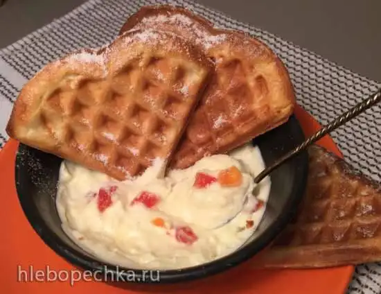 Лимонные вафли на сметане (Schmand-Zitronenwaffeln)